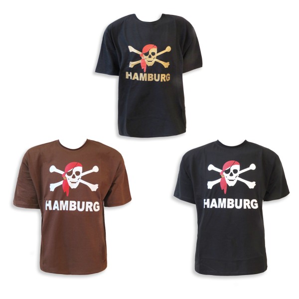 Sonia Originelli Kinder T-Shirt "Hamburg Pirat" Baumwolle Jubiläumsangebot