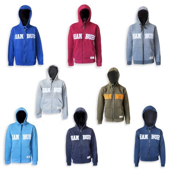 Sonia Originelli Sweatjacke "Hamburg" Herren unifarben Jacke Hoodie bestickt Saisonale Angebote