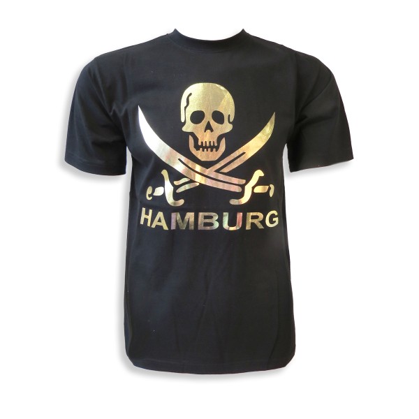 Sonia Originelli T-Shirt "Totenkopf Hamburg" Schwert Skull Wochenangebot