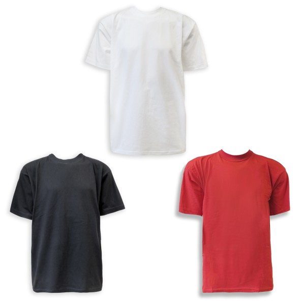 Sonia Originelli T-Shirt "Uni" Herren Einfarbig Basic Baumwolle Kostenlose Rückgabe