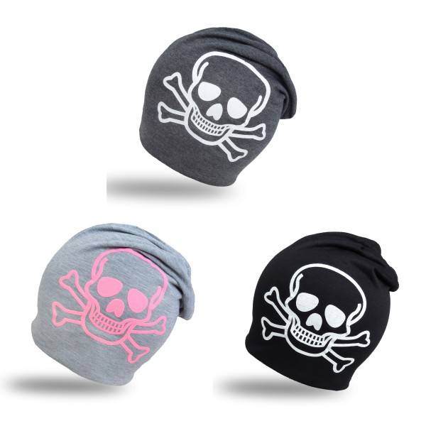 Sonia Originelli Beanie Mütze "Skull" Unisex Totenkopf Halloween Neueste Stile