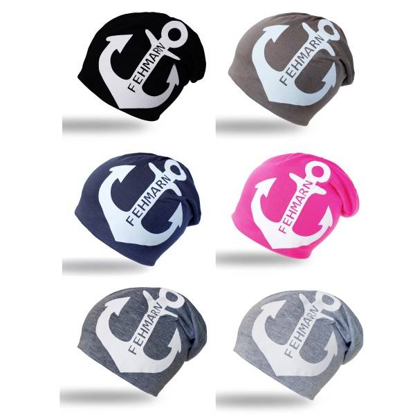 Sonia Originelli City-Beanie "Fehmarn" Anker Mütze Insel Maritim Black Friday