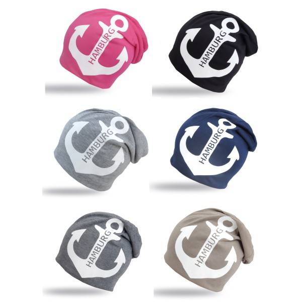 Sonia Originelli City-Beanie "Hamburg" Mütze Anker Maritim Cyber Monday