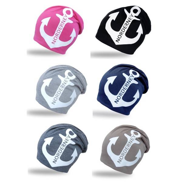 Sonia Originelli City-Beanie "Norderney" Anker Mütze Maritim Osterangebot