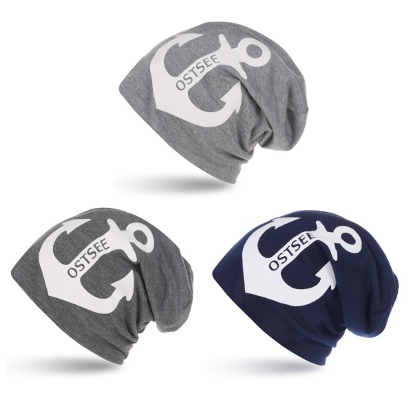Sonia Originelli City-Beanie "Ostsee" Anker Mütze Maritim Vatertagsangebot