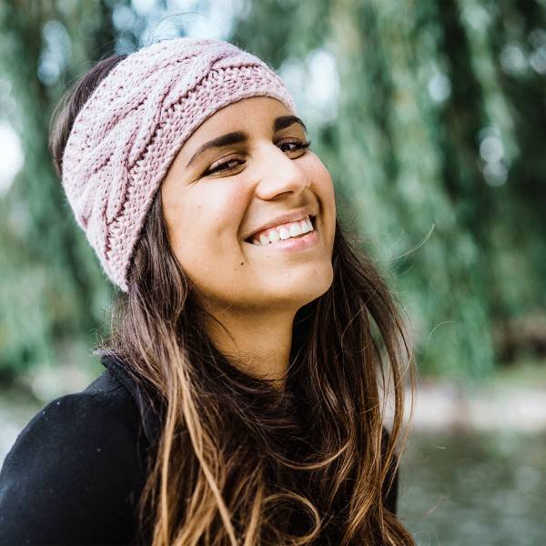 Sonia Originelli Damenstirnband gestrickt Zopfstrick klassisch chic Zeitlich begrenztes Angebot