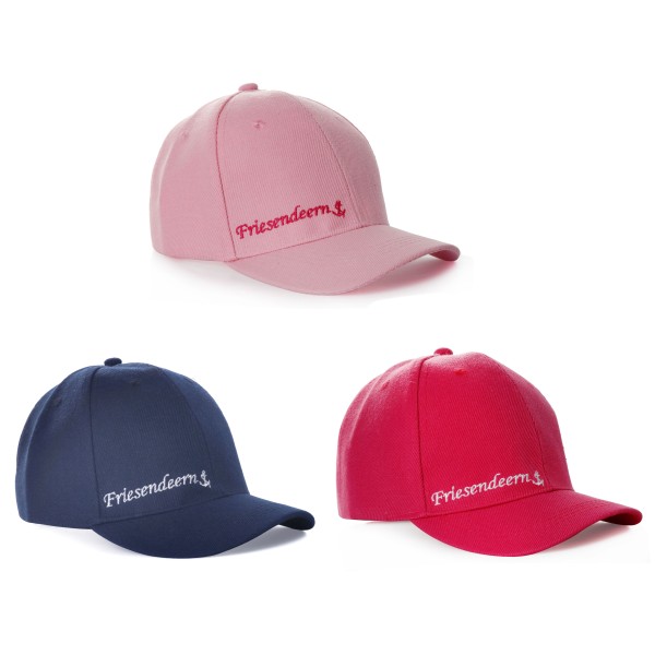 Sonia Originelli Kinder Baseball Cap "Friesendeern" Mütze Anker maritim Snapback Mädchen Wochenangebot