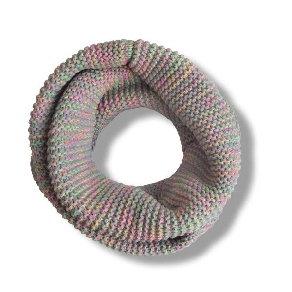 Sonia Originelli Strickset Bommelmütze und Schlauchschal mit neon Details Nur noch ein Tag übrig