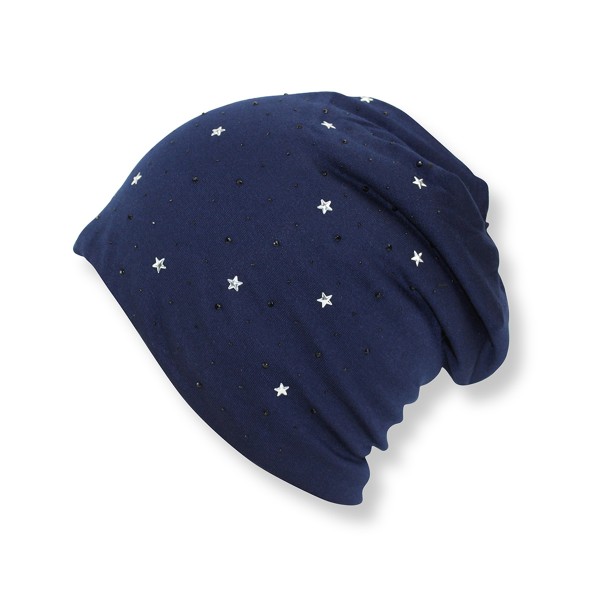 Sonia Originelli Winter Beanie Mütze "Strass Sternchen" Teddyfell Futter Clearance-Verkauf