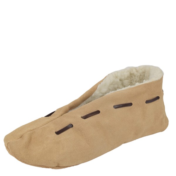 Sonia Originelli Kinder Wildlederhausschuh "Classic" Echt Leder Kuschelfell Auslauf
