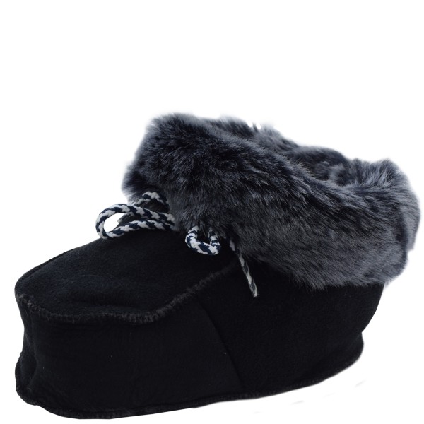 Sonia Originelli SET Baby Kleinkinder Hausschuhe Fäustel "Wölckchen" Lammfell Leder Sonderangebot