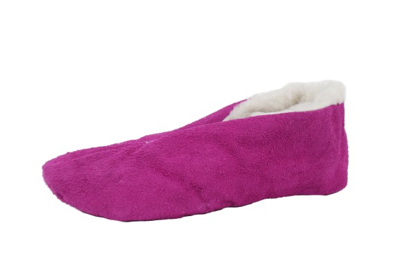 Sonia Originelli Wildlederhausschuh "Basic" Echt Leder Kuschelfell Schluffis Günstig kaufen