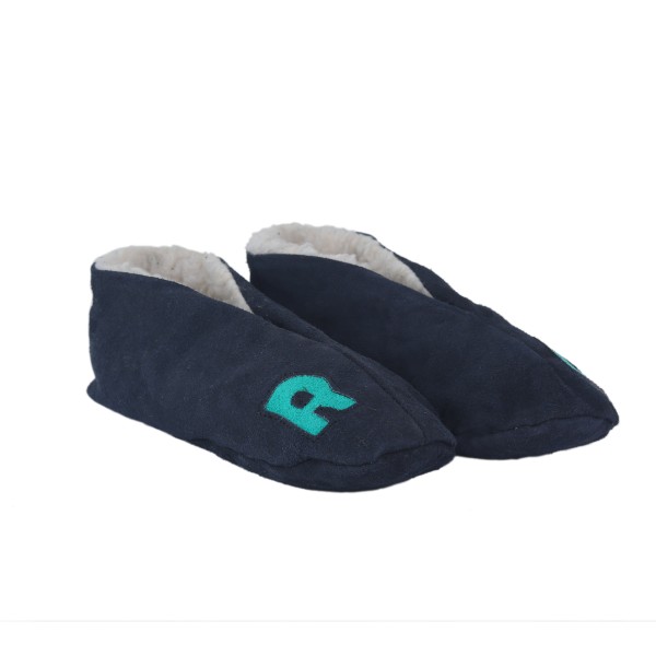 Sonia Originelli Wildlederhausschuh "Links Rechts" Echt Leder Kuschelfell Puschen Schluffis Flash Sale