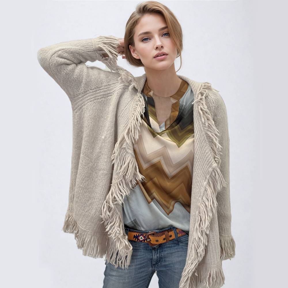 Soul Kathrine IRA CARDIGAN beige Kostenloser Versand international