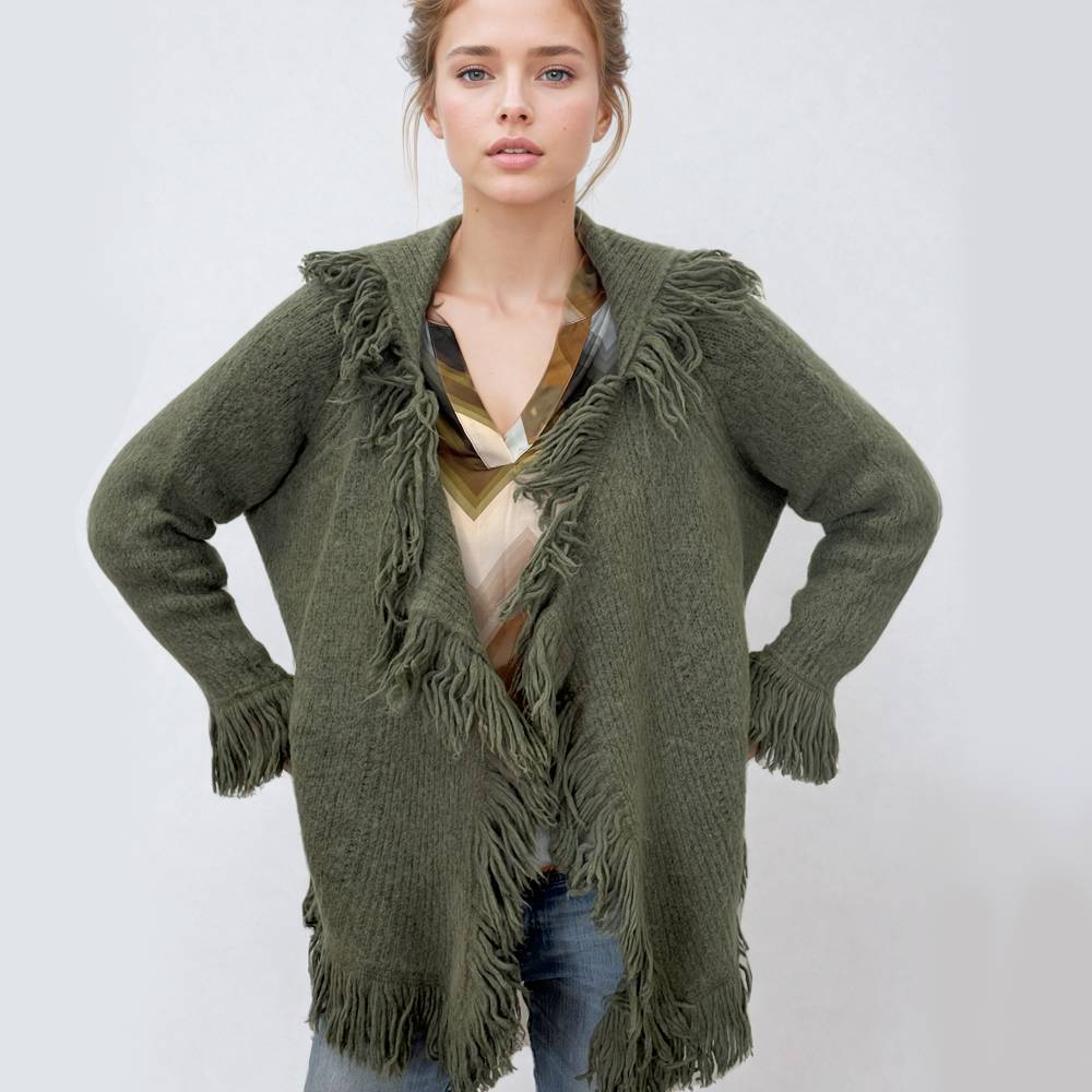Soul Kathrine IRA CARDIGAN olive Fabrikladen