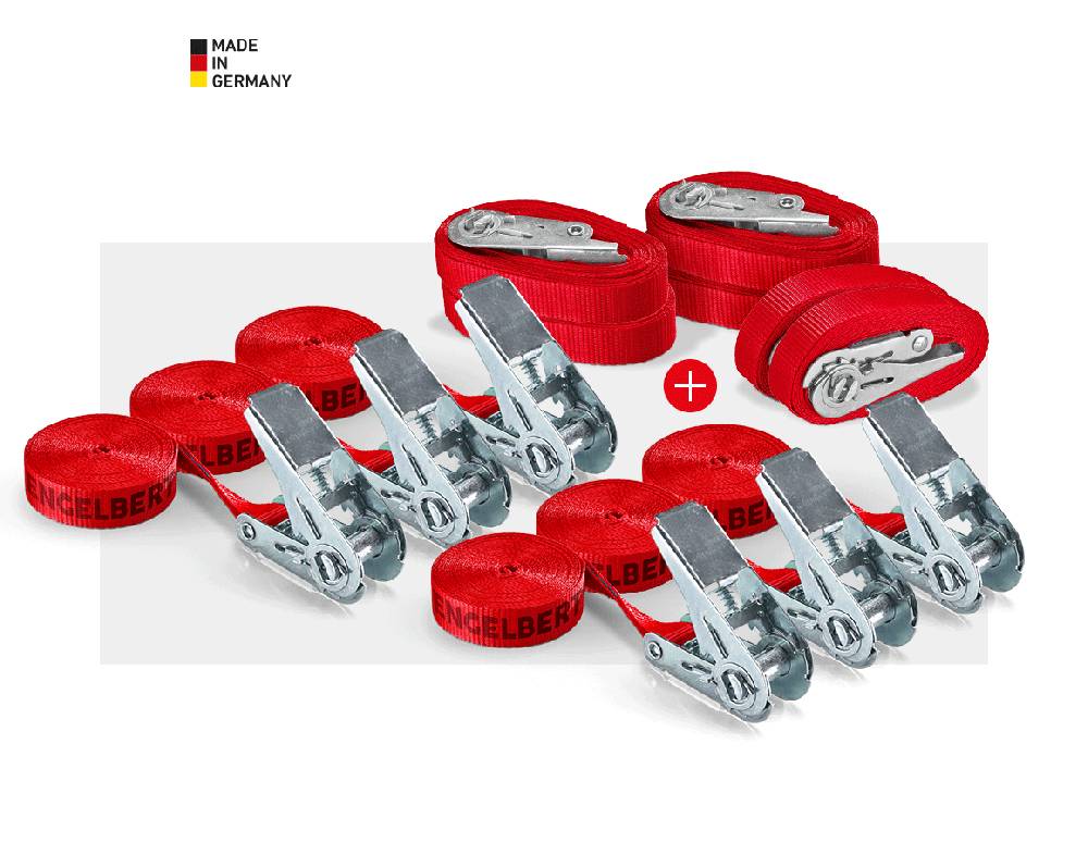 Strauss e.s. Spanngurt-Set mit Ratsche Bis zu 60% Rabatt