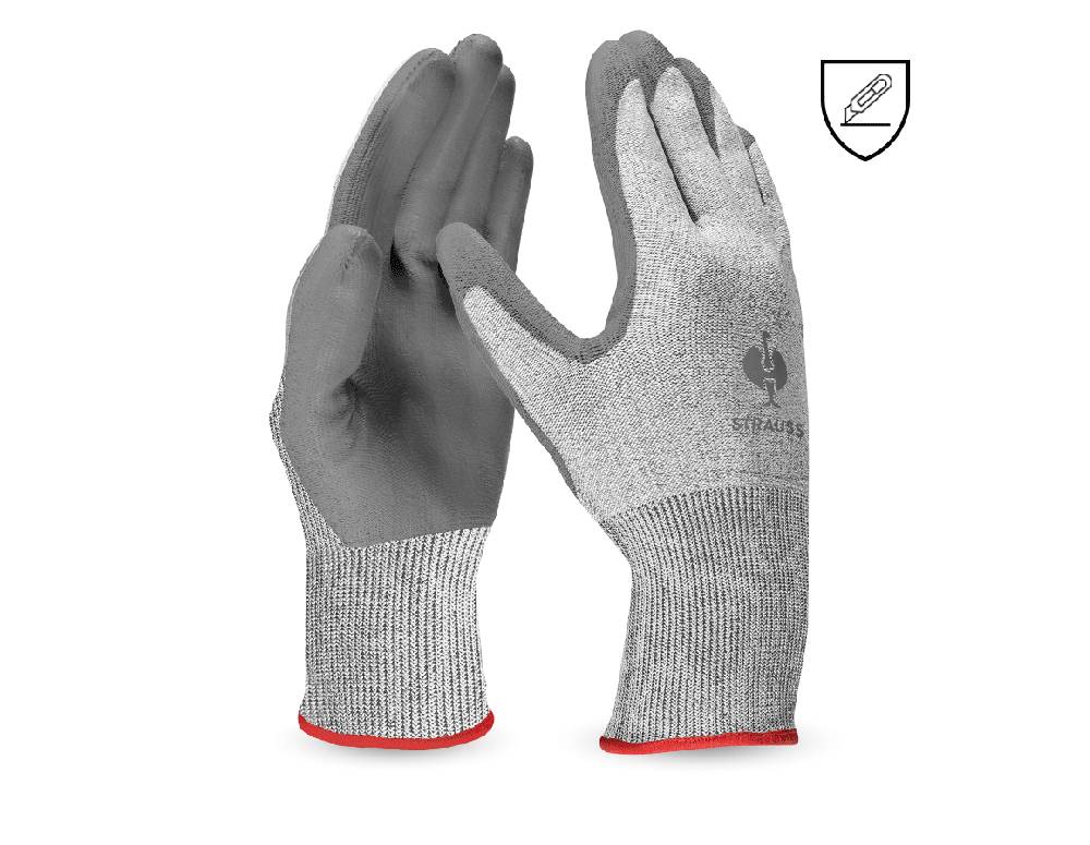 Strauss PU-Schnittschutzhandschuhe, cut C 2025