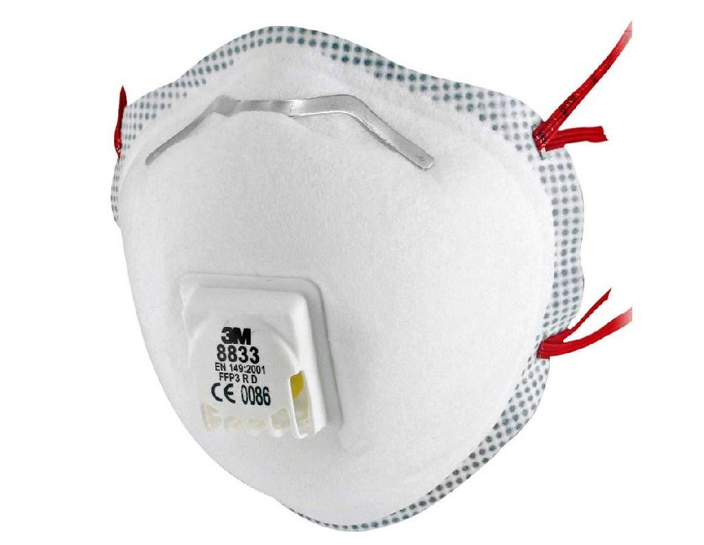 Strauss 3M Atemschutzmaske 8833, FFP3 R D, 10 Stk Zeitlich begrenztes Angebot