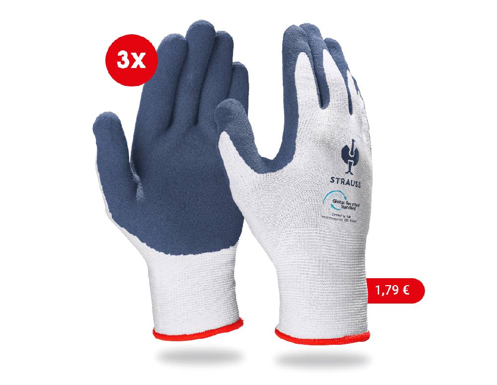 Strauss e.s. Latexschaum-Handschuhe recycled, 3 Paar Tägliche Deals