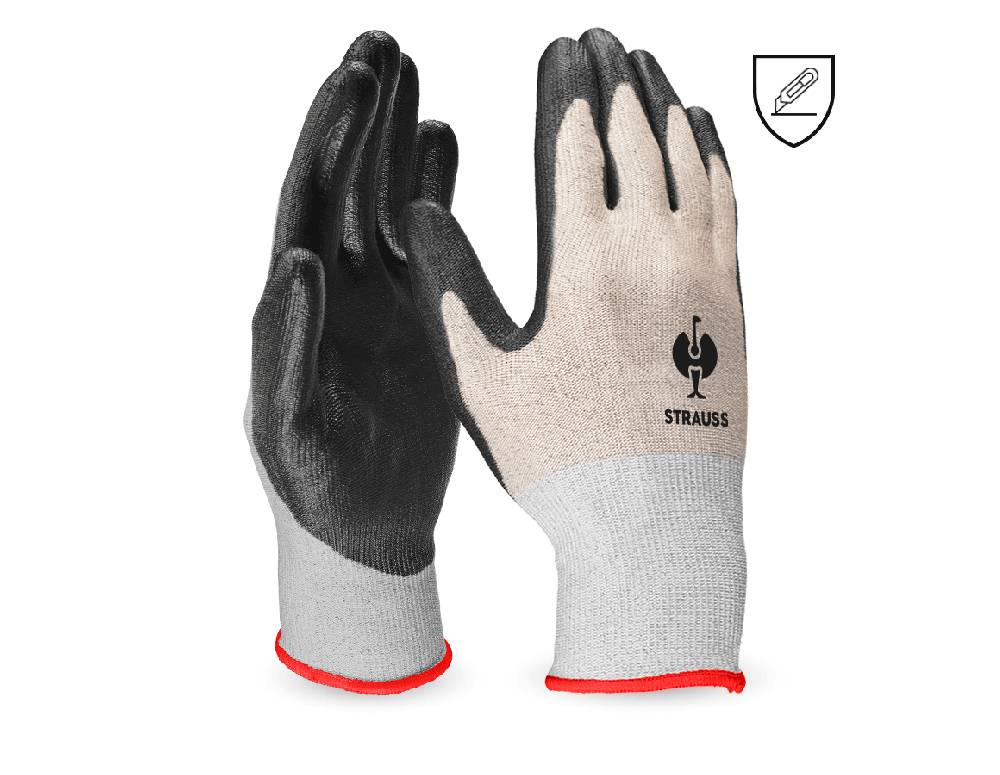 Strauss PU-Schnittschutzhandschuhe, cut B Bis zu 50% Rabatt