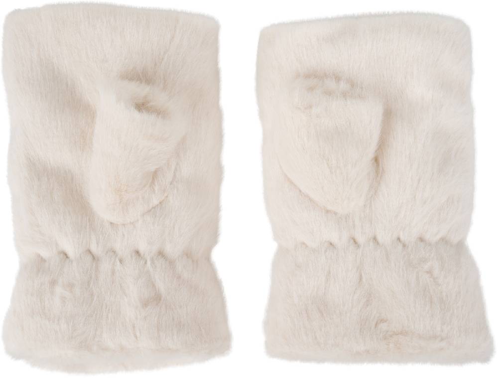 Stylebreaker Fingerlose Handschuhe Kunstfell Einfarbig Kauf eins, bekomm eins gratis