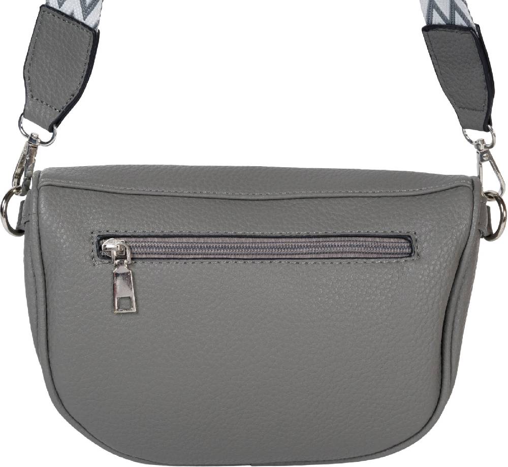 Stylebreaker Halbmond Crossbody Bag Zick-Zack Raute Nur für heute