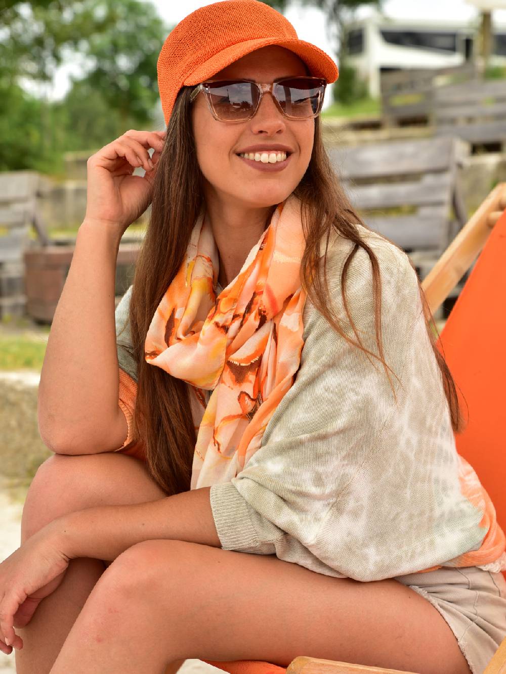 Stylebreaker Schal Marmor Muster Metallic Akzente Sonderangebot der Fabrik