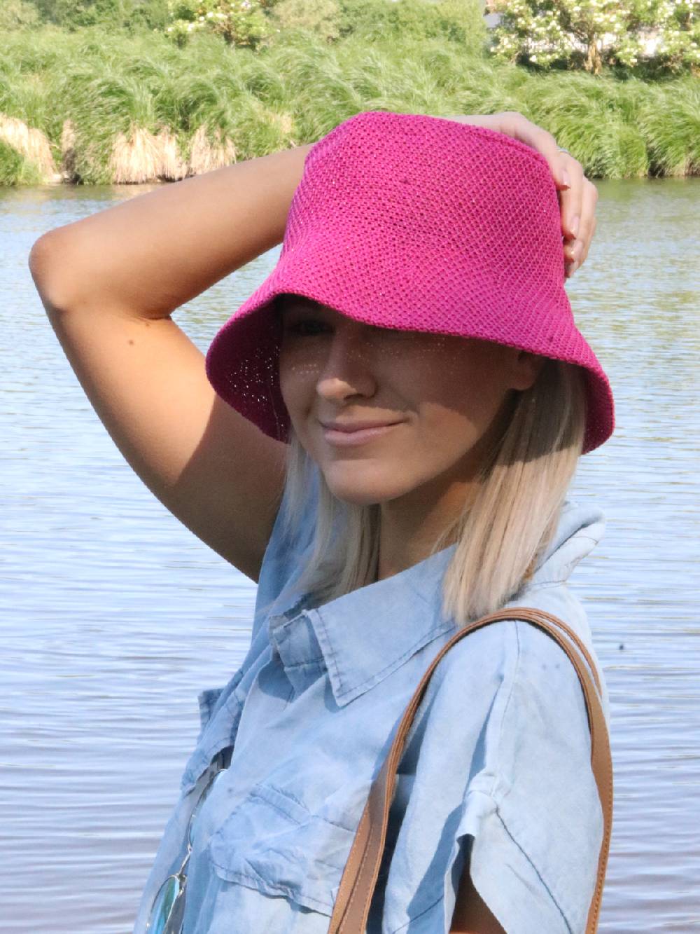 Stylebreaker Fischerhut aus Papierstroh - Knautschhut Kostenloser Versand international