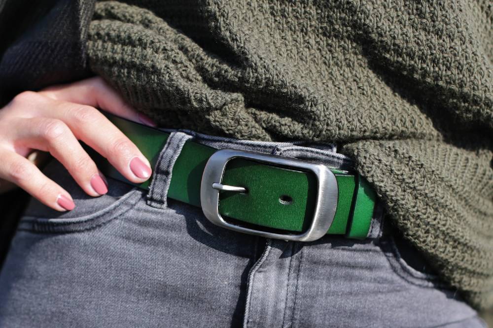 Stylebreaker Unisex Leder Gürtel Unifarben Outlet