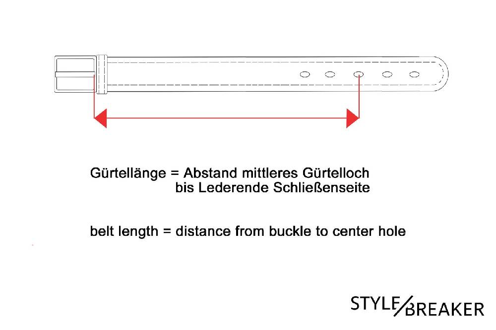 Stylebreaker Gürtel mit kleinen Nieten Blitzverkäufe
