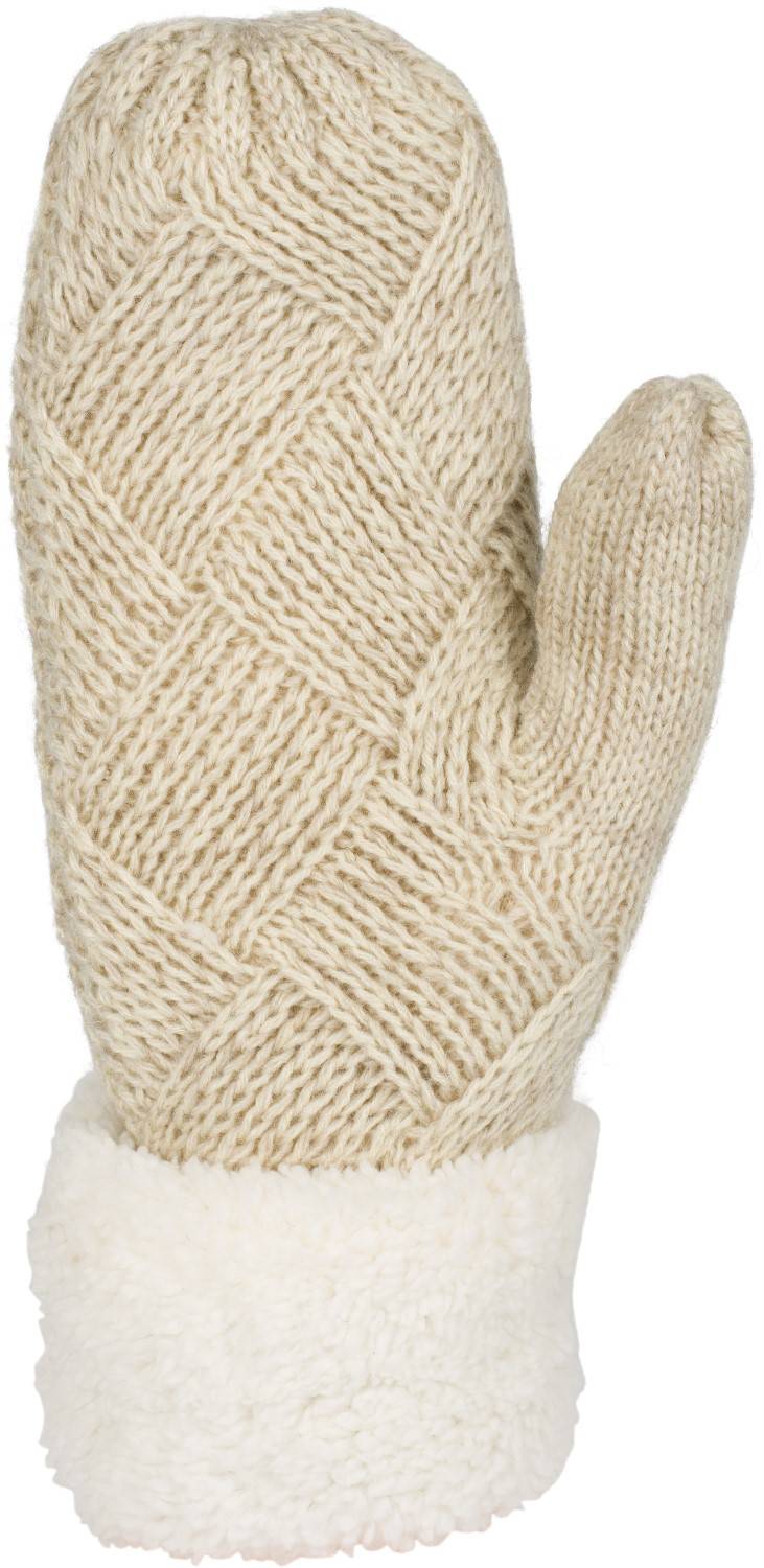 Stylebreaker Strickhandschuhe Fäustlinge mit Rauten Muster und Fleece Fabrikpreis
