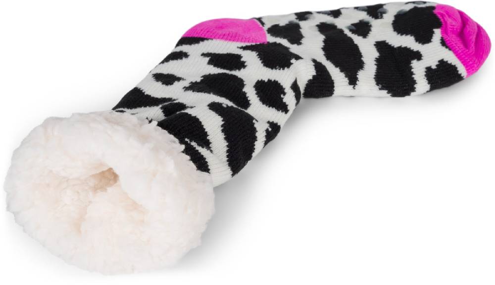 Stylebreaker ABS Kuschelsocken Animal Print Sonderangebot