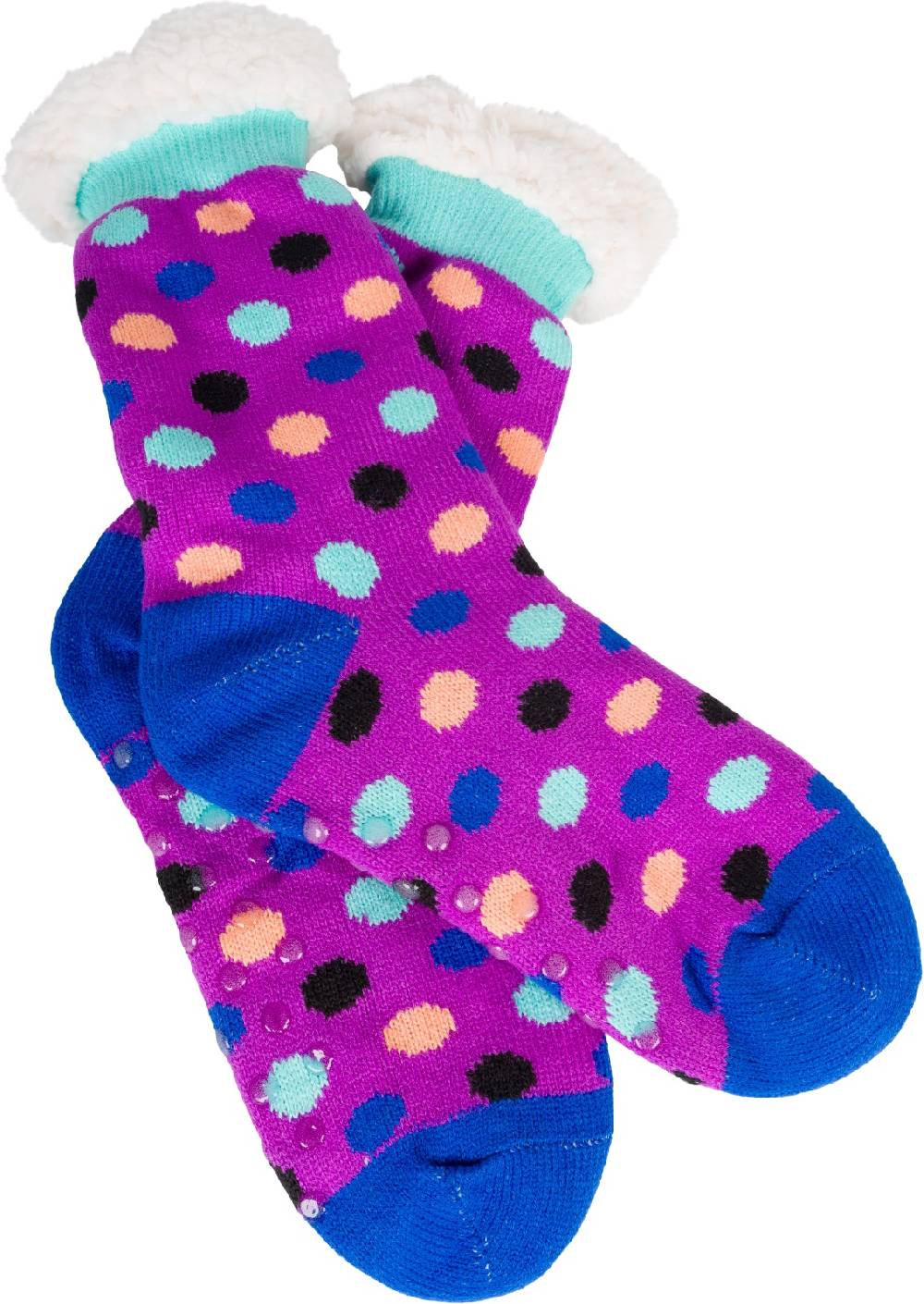 Stylebreaker ABS Kuschelsocken Punkte Muster Rabatt