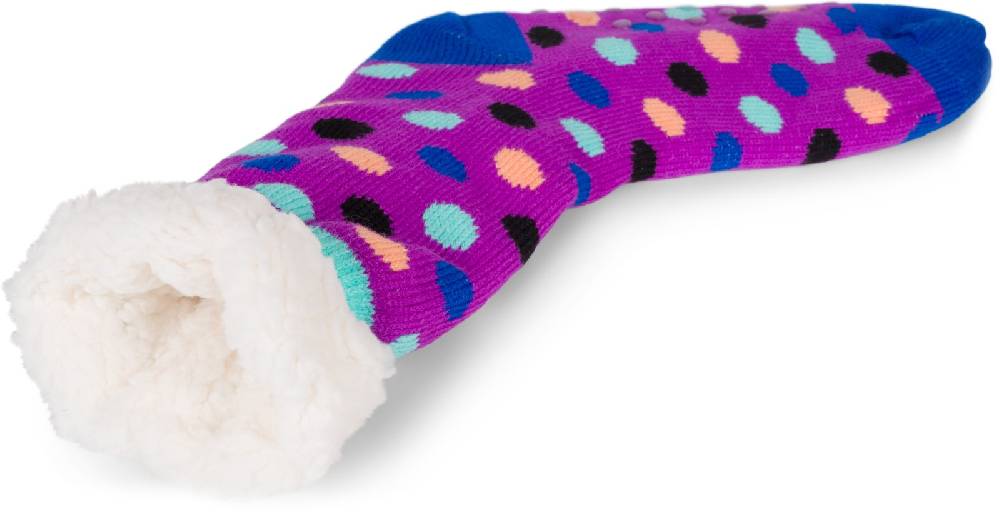 Stylebreaker ABS Kuschelsocken Punkte Muster Rabatt