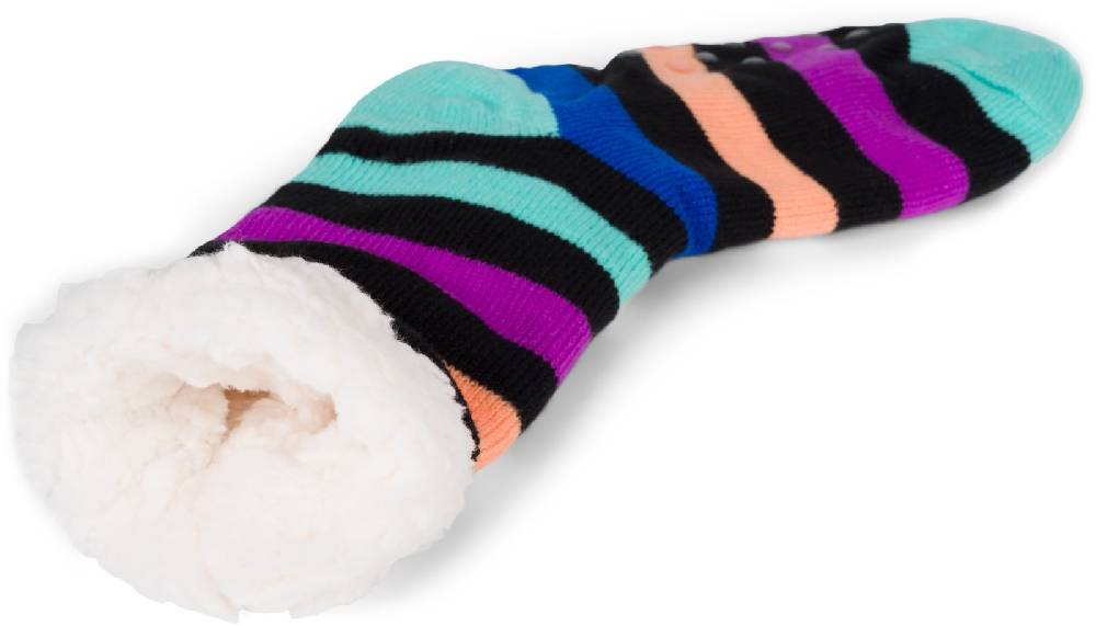 Stylebreaker ABS Kuschelsocken Streifen Muster Günstig kaufen