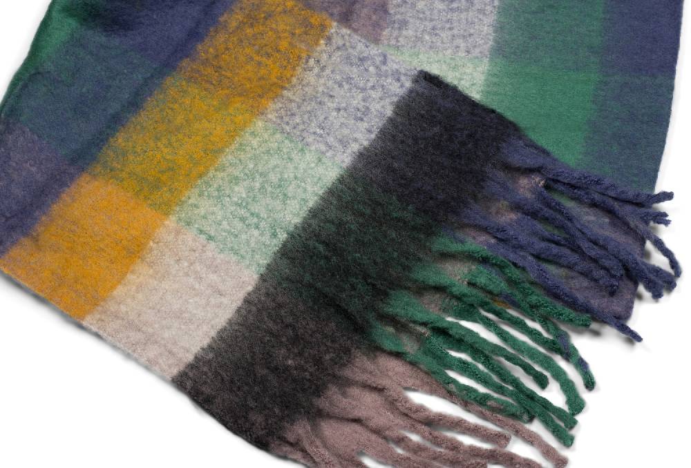 Stylebreaker Karo Web Strickschal bunt Flash Sale