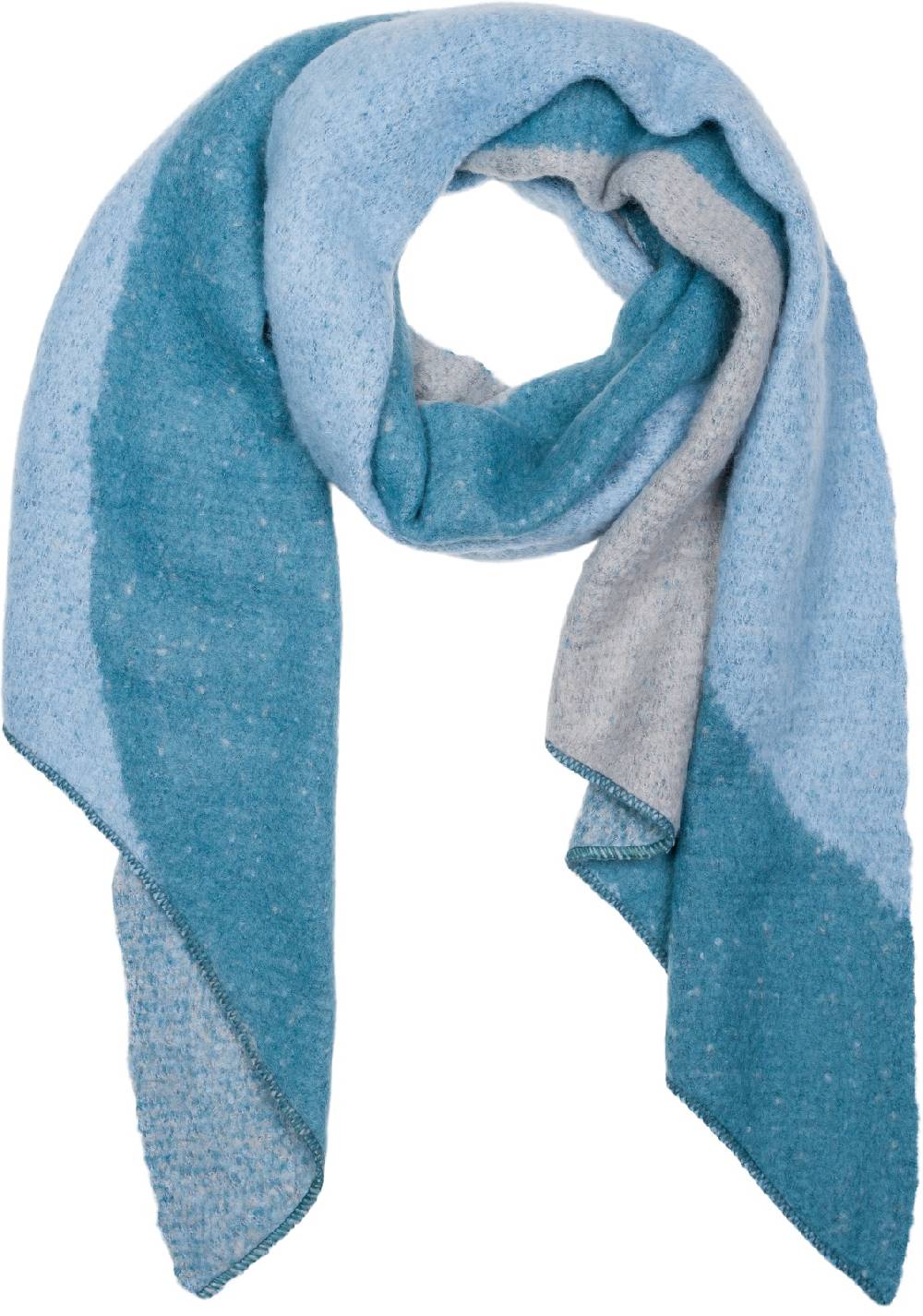 Stylebreaker Asymmetrischer Web Schal 3-Farbig Top Angebot