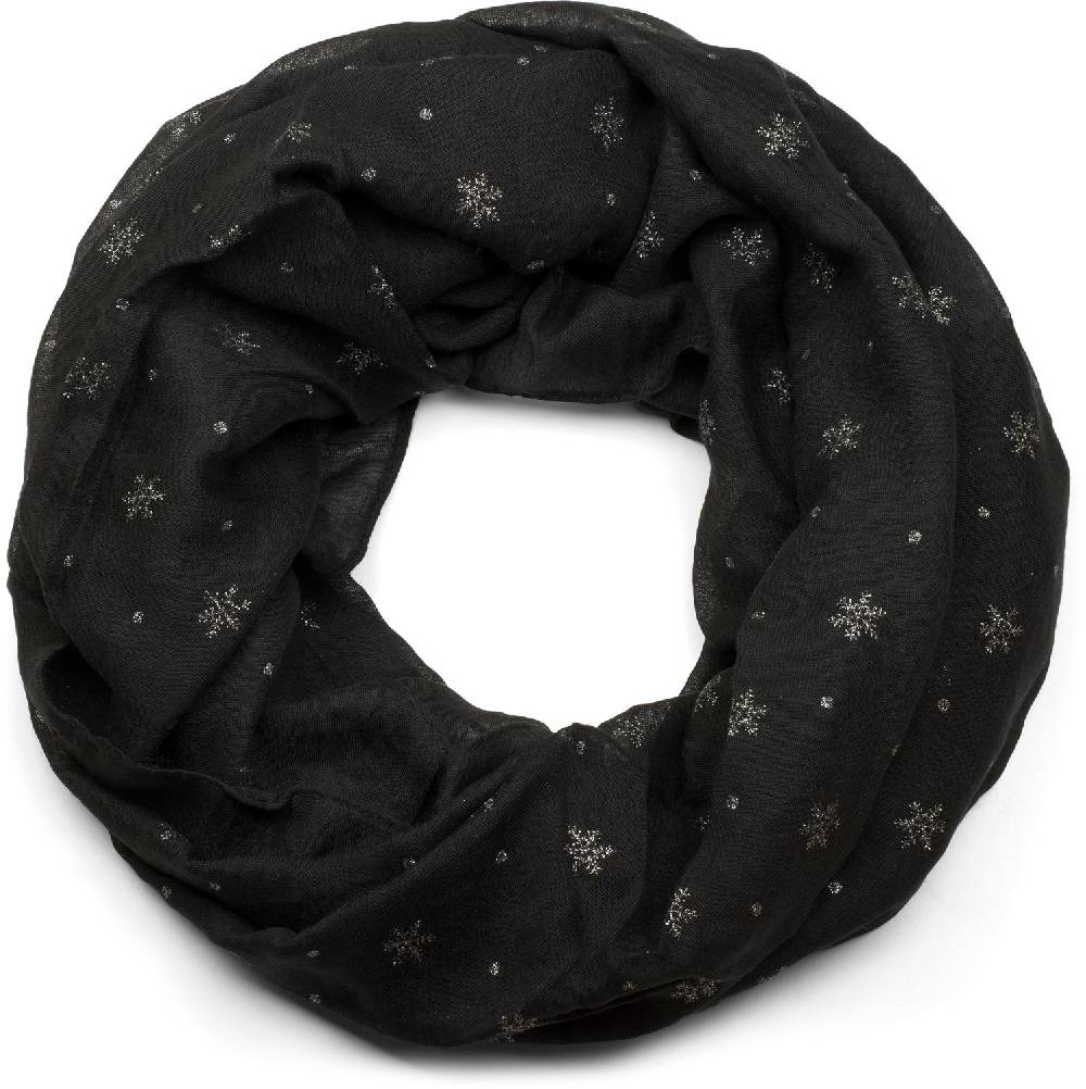 Stylebreaker Loop mit glitzerndem Schneeflocken Print Räumungsverkauf
