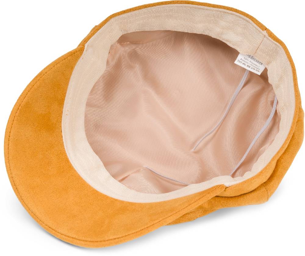 Stylebreaker Ballonmütze Einfarbig Veloursleder Optik Kauf eins, bekomm eins gratis