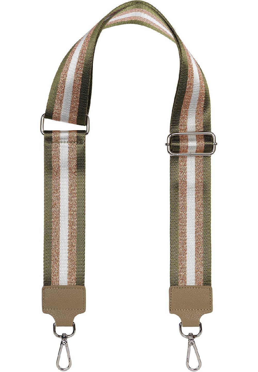Stylebreaker Breiter Wechsel Taschengurt Metallic Streifen Muster Super Sparpreis
