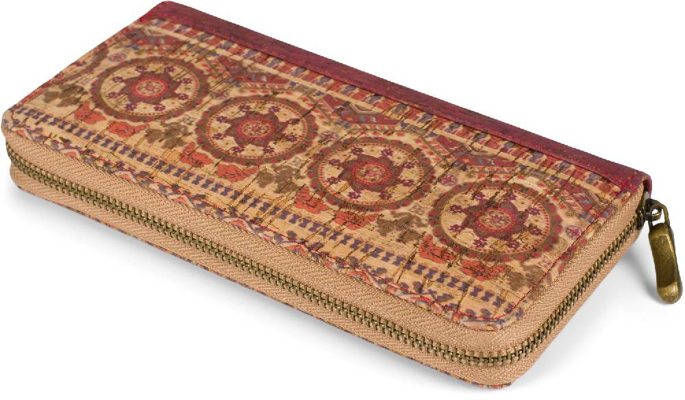 Stylebreaker Kork Geldbörse mit buntem Muster Print Letzte 3 Tage