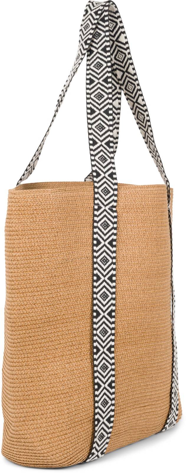 Stylebreaker Papierstroh Strandtasche Azteken Muster zollfrei