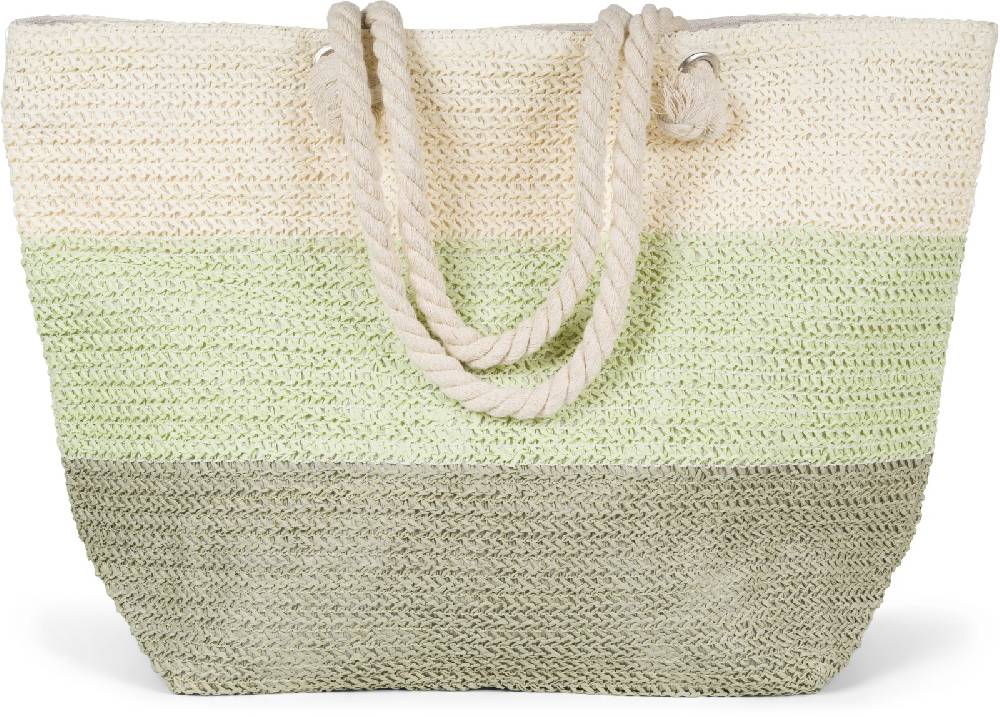 Stylebreaker Gestreifte Papierstroh Strandtasche Verkauf
