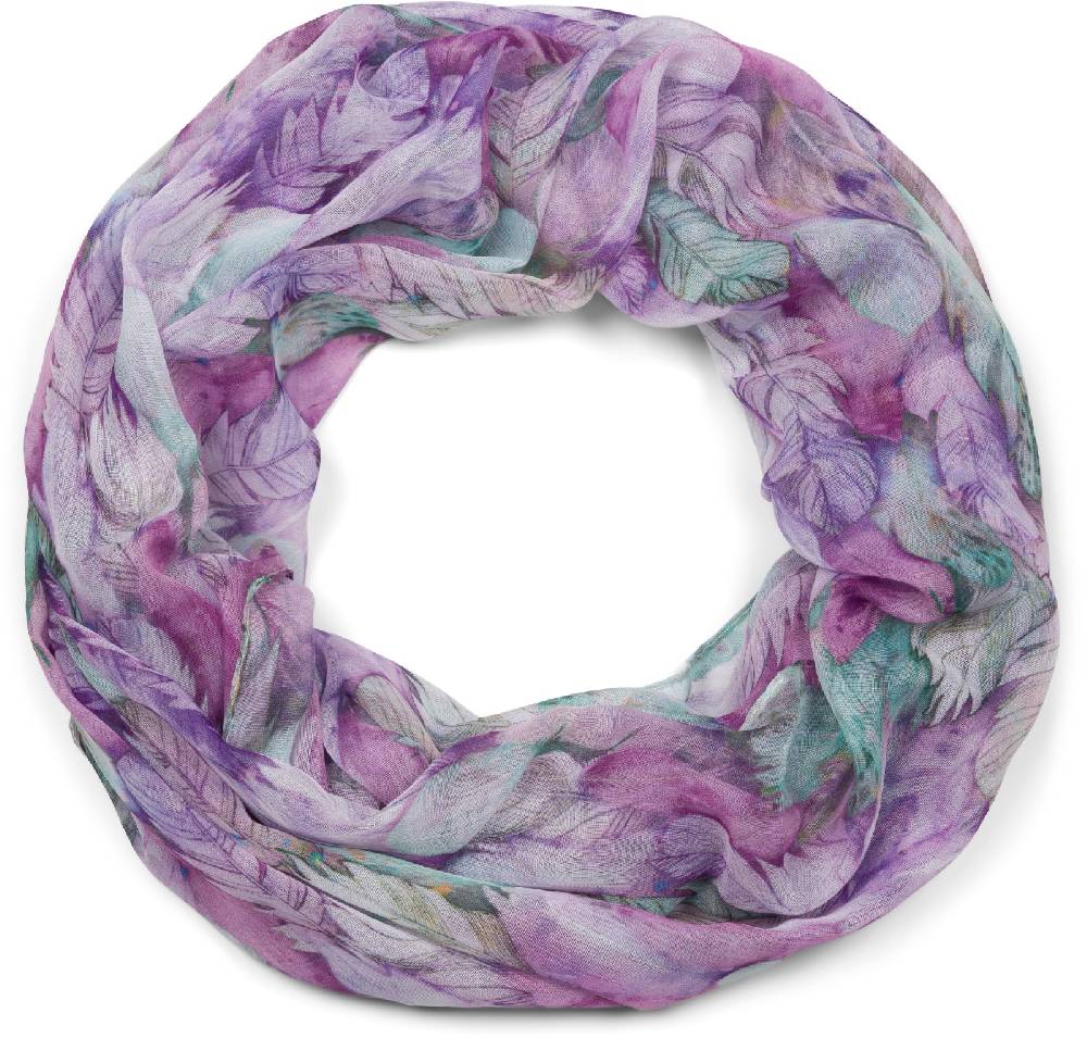 Stylebreaker Loop mit bunten Federn im Angebot