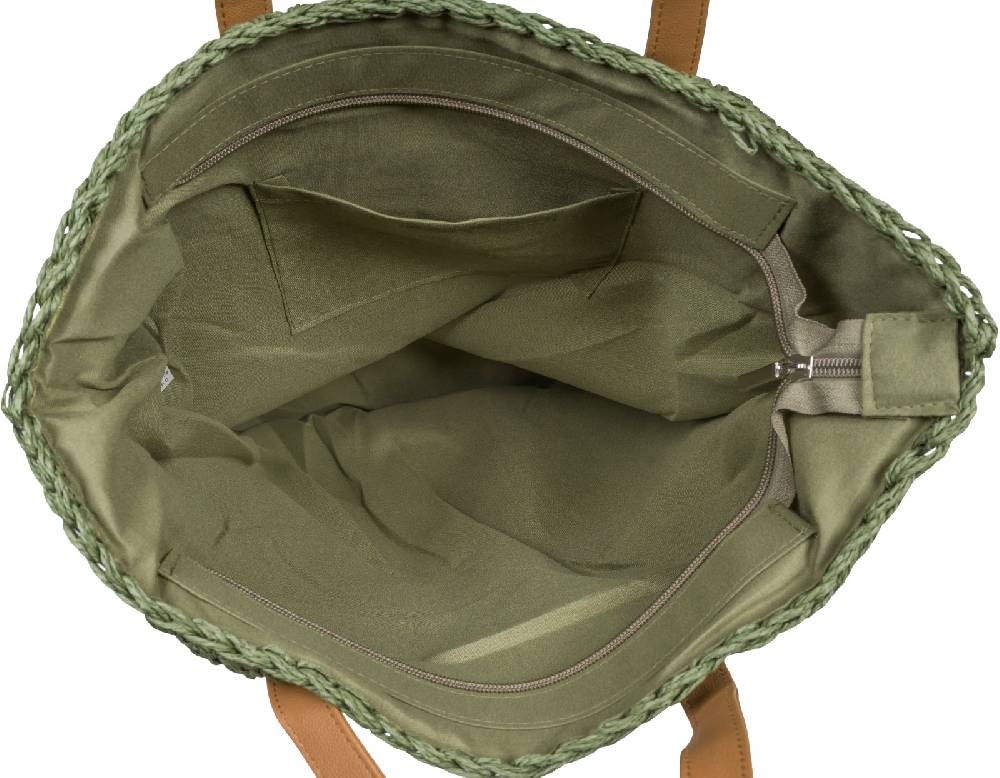 Stylebreaker Papierstroh Schultertasche - Basttasche Limitierter Zeitrabatt