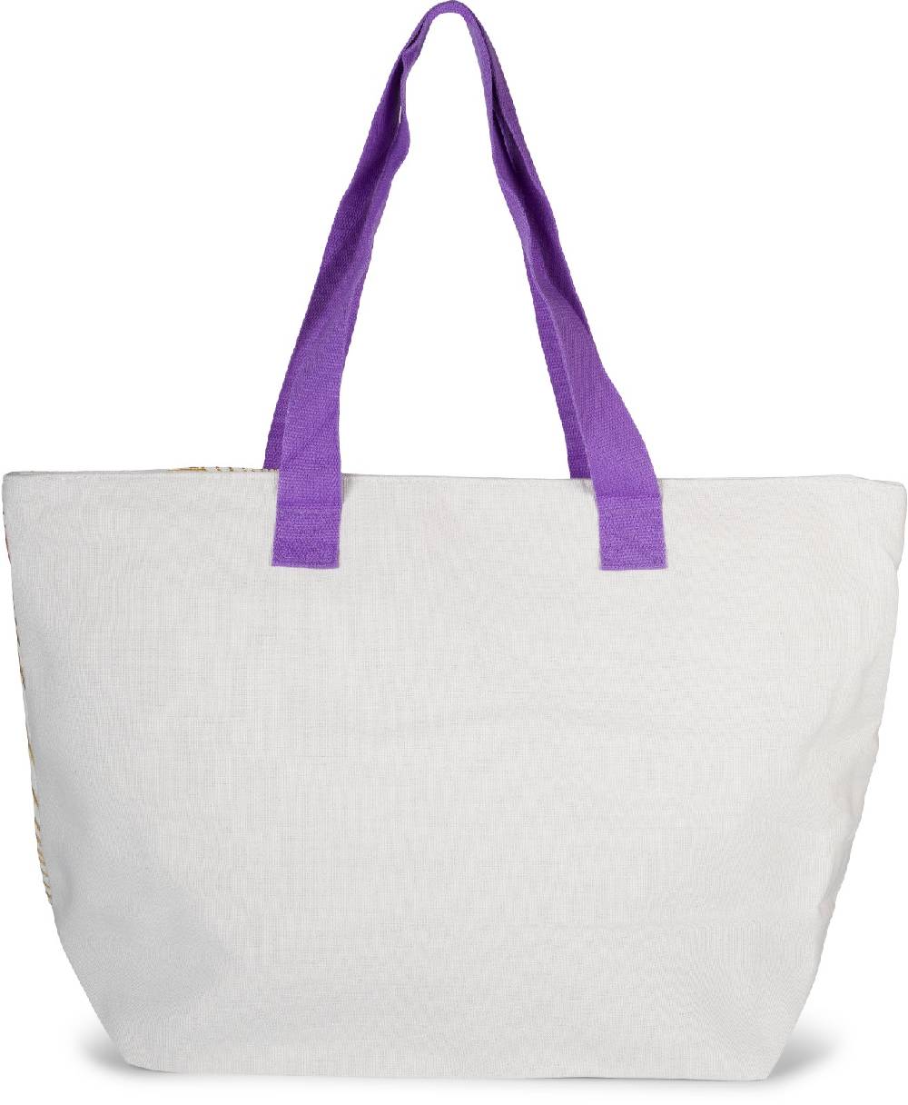 Stylebreaker Strandtasche Tropic Metallic Blätter Preisnachlass