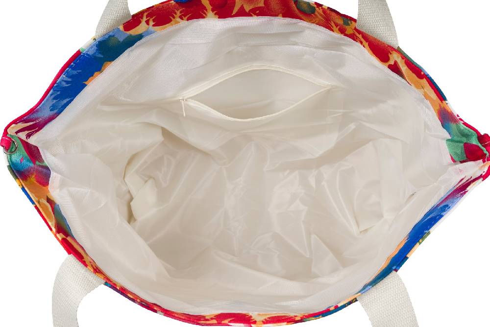 Stylebreaker Strandtasche mit Blumen Muster Saisonschlussverkauf