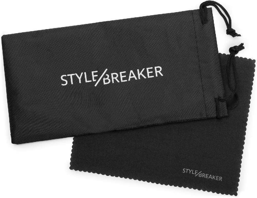 Stylebreaker Nerd Sonnenbrille mit Rechteckigen Gläsern Vatertagsangebot