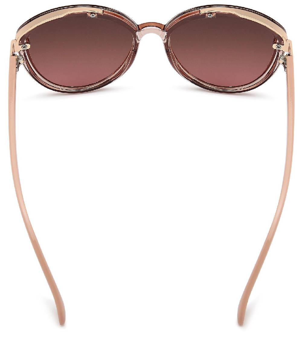Stylebreaker Ovale Sonnenbrille - filigraner Kunststoff Rahmen Lagerräumung