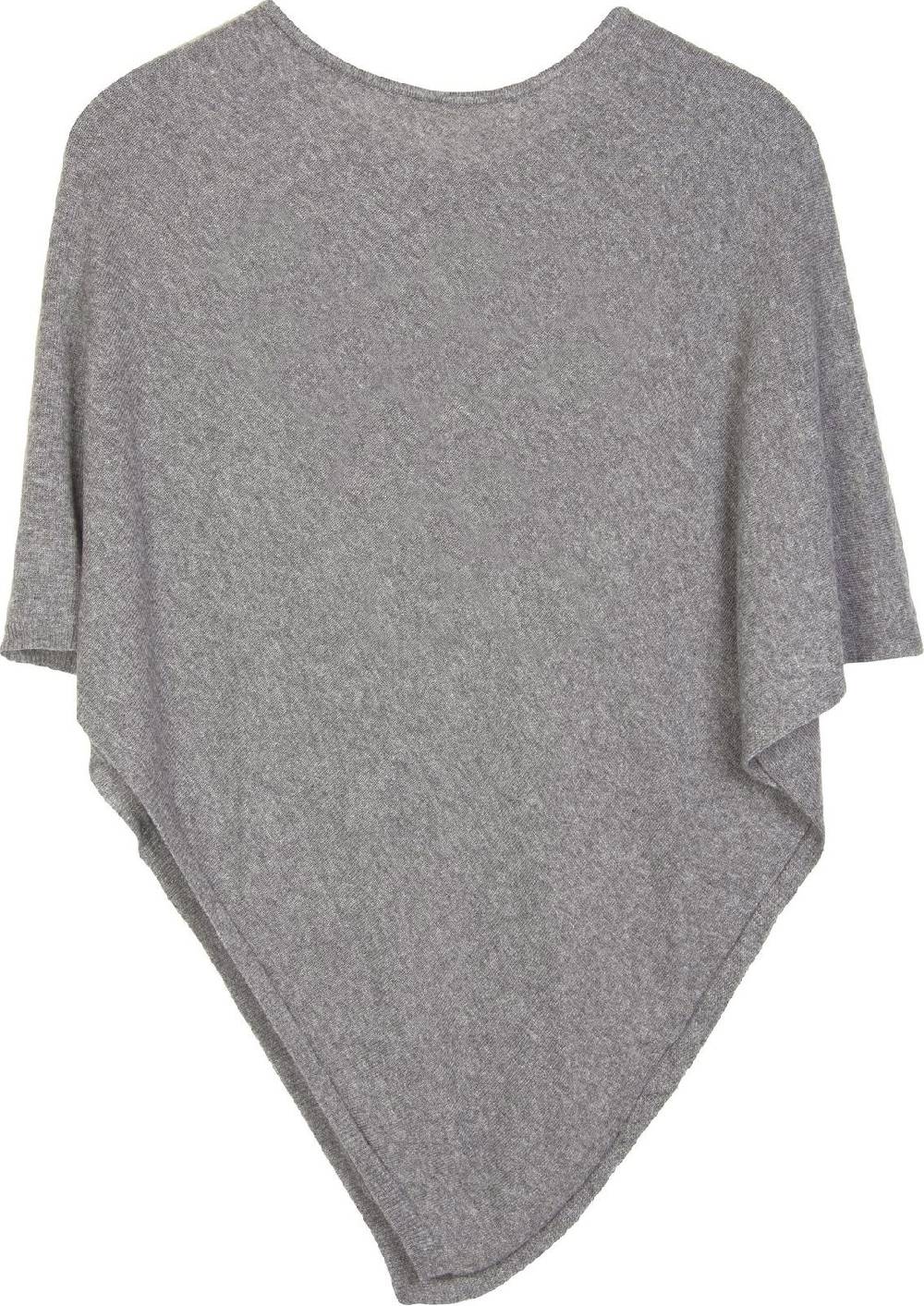 Stylebreaker Leichter Feinstrick Poncho Unifarben Blitzangebot